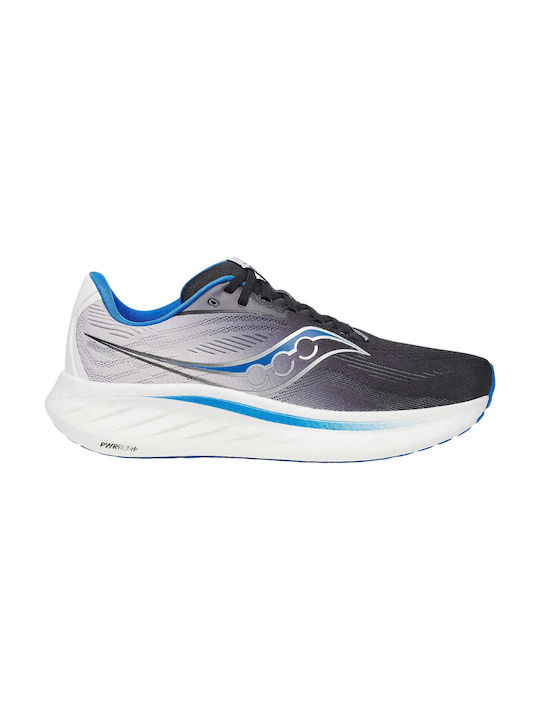 Saucony Ride 18 Men's Running Sport Shoes Blue