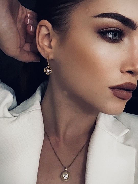 Gold Earrings 14K – Dangle 3.17 Grams