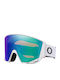 Oakley M Snow Ochelari de Schi și Snowboard pentru Adulți Albi cu Lentilă Roz