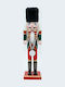 Magic Weihnachts-Nussknacker aus Holz, Rot, 30,3 cm Hoch