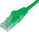U/UTP Cat.6 (Gigabit) Καλώδιο Δικτύου Ethernet 5m Πράσινο 5τμχ