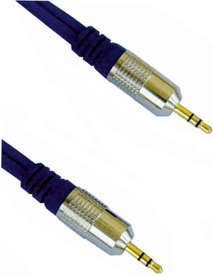 Bridge Cable Audio Cable 3.5mm Male - 3.5mm Male Black 3m with Gold-Plated Terminals 1960003423