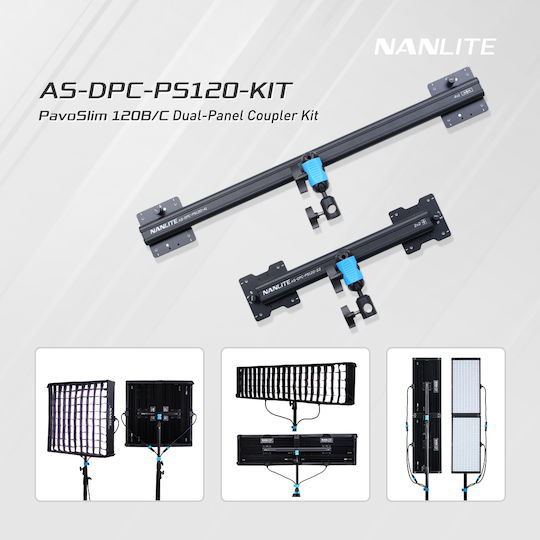 Kit Softbox Cuplare Panouri Duale Nanlite Pavoslim 120c 120b As-dpc-ps120-kit