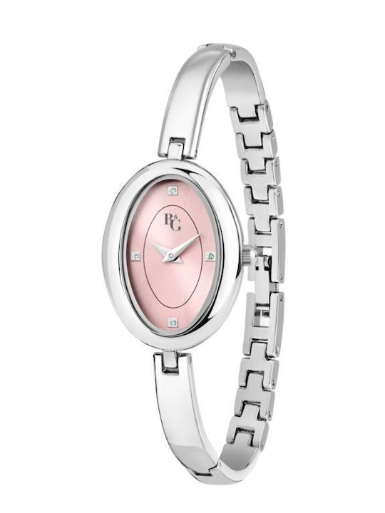 Chronostar Oval Women's Watch 23mm Battery-Powered with Silver Stainless Steel Bracelet Chronostar Oval Women's Watch 23mm Battery-Powered with Silver Stainless Steel Bracelet