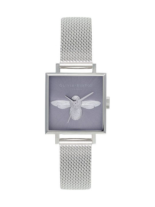 Women's 22.5mm Battery-Powered Watch with Silver Stainless Steel Bracelet