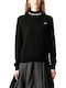 Damen-Rollkragenpullover Schwarz