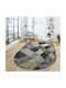 Mara RR00A Rectangular Rug Grey 150x230cm Oval Rugs Mara RR00A Dark Grey White 150X230cm