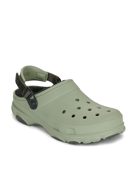 Crocs All Terrain Lined Clog Ανδρικά Σαμπό Πράσινα
