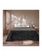 Beauty Home Art 11601 Double Fleece Blanket 220x240 cm Black, Red