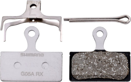 Shimano G05a-rx Resin-Bremsbeläge mit Feder