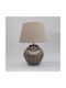 InTheBox Mio Ceramic Table Lamp for E27 Socket with Beige Shade and Brown Base