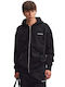 Schwarze Kapuzenjacke