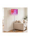 Purple Zinnia Floor Lamp with E27 Lamp Holder Pink