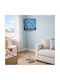 Blue Snake Floor Lamp H35xL20cm with E27 Bulb Socket Blue