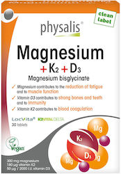 Physalis Magnesium + Vitamin K2 + D3 30 tabs