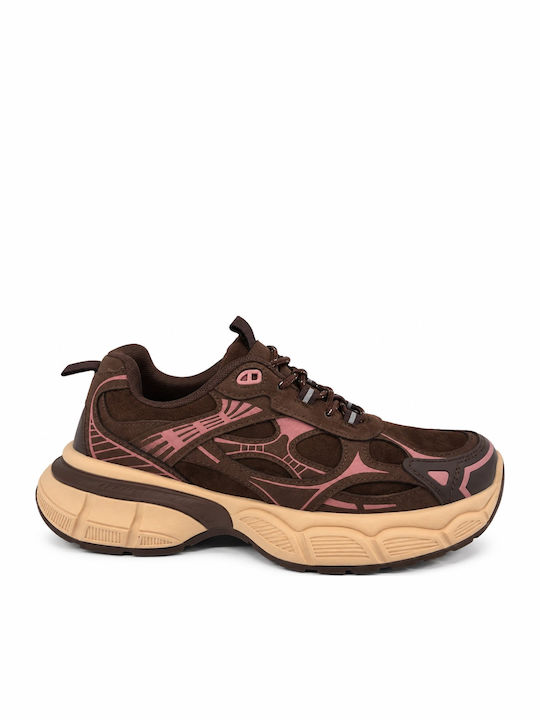 Sneakers Chunky pentru Femei Maro