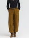 Pantaloni Dama din Material Olive