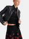 Γυναικείο Biker Jacket Μαύρο