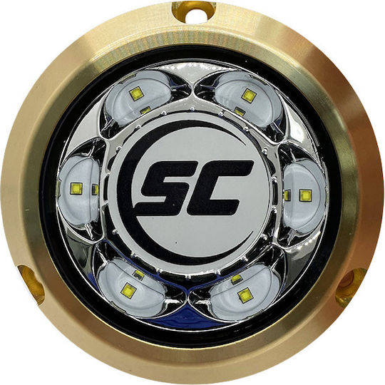 Shadow Caster Sc3-bzsm Round Brass Underwater Light White