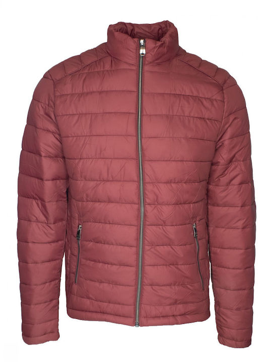 Carol Geacă Matlasată Burgundy