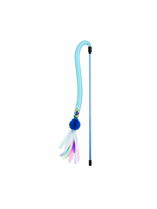 Denik Pets Katzenspielzeug Angel 41 cm Blau