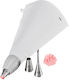Gefu Set Pungi De Patiserie Metalice 20cm 5 Bucăți 14330