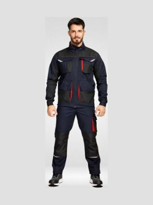 Stenso Stretch Παντελόνι Εργασίας Navy Μπλε