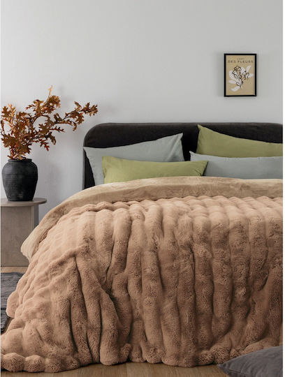 Palamaiki Pilotă Cuvertură Single 160x240 cm Comfo Maro