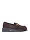 Suede Women's Loafers in Brown