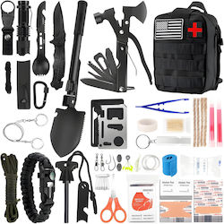 Kit de Supraviețuire Multifuncțional 92 în 1 cu Rucsac, Zola, pentru Camping, Pescuit, Drumeții și Prim Ajutor, Set de Pescuit, Aprinzător de Foc și Unelte Universale Kit de Supraviețuire Multifuncțional 92 în 1 cu Rucsac, Zola, pentru Camping, Pescuit, Drumeții și Prim Ajutor, Set de Pescuit, Aprinzător de Foc și Unelte Universale