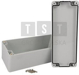 Elektro Plast Outdoor Mounting Electrical Junction Box, Watertight, IP67, Grey