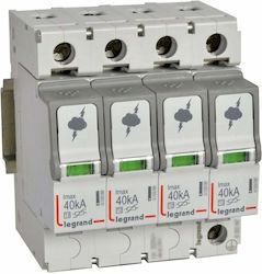 Legrand Αντικεραυνικό T2 Τετραπολικό 40kA 412233 Legrand Αντικεραυνικό T2 Τετραπολικό 40kA 412233