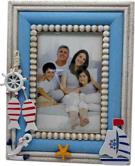 Plastic Photo Frame With Grey Frame 2 Pieces