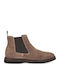 Suede Men's Boots Brown