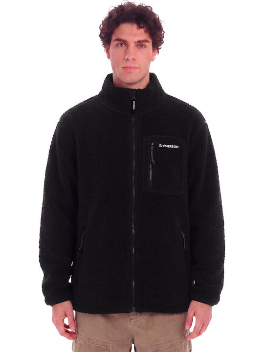 Emerson Ανδρική Ζακέτα Fleece Black