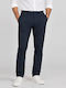 Herren-Chinohose Slim Fit Navy 409626808F-Blau
