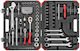 Gedore Ratsche mit Steckschlüsseln 1\4" & 1\2" 97-tlg