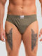 Men's Khaki Slips 6 Pack
