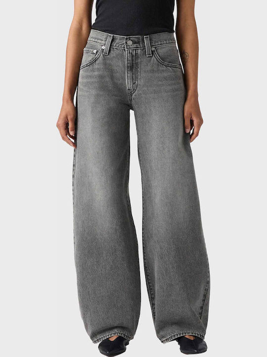 Levi's Middy Blugi de Damă cu Croială Lejeră, Gri