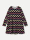 Παιδικό Φόρεμα Μακρυμάνικο Μαύρο