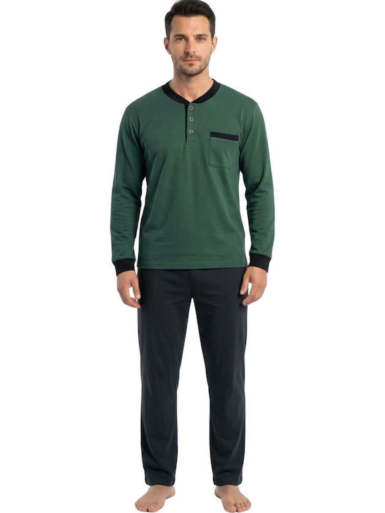 Collection Pijamale Bărbătești de Iarnă Verzi 2710-verde