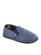 Herrenpantoffeln mit Mustern, Blau 56/8534_BLAU