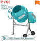 Total Betonieră Electrică 1000 W 210 l
