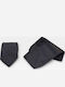 Venturi Men’s Tie Set with Brown Print