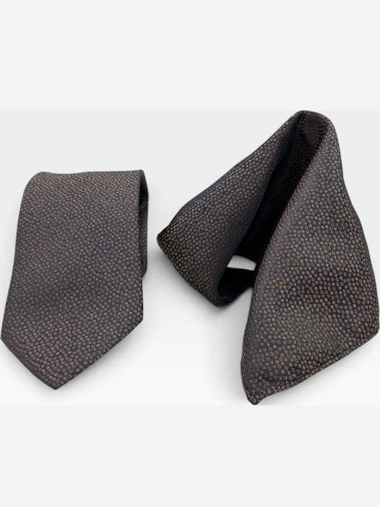 Venturi Men’s Tie Set in Brown Colour