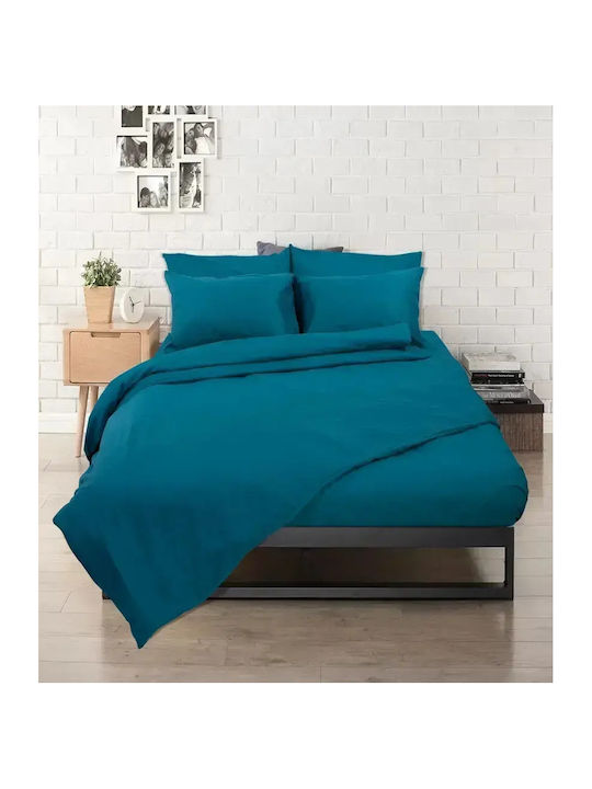 Flamingo Rainbow Super-Double Fitted Sheet 160x...