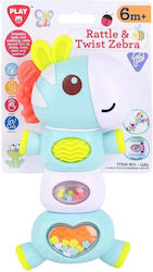 Playgo Κουδουνίστρα Rattle & Twist Ζέβρα για 6+ Μηνών