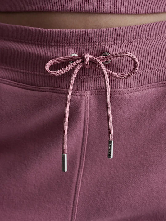 DKNY Παντελόνι Φόρμας με Λάστιχο Fleece Ροζ DP6...