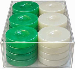 Piese pentru Table Backgammon 3.4cm 30 buc.