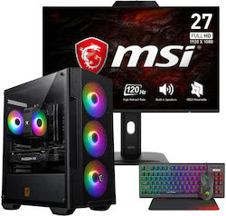 Vengeance Centurion-V56 MSI Edition Gaming Desktop PC (Ryzen 7-5700X/16GB DDR5/512GB SSD/GeForce RTX 5060 Ti/No OS) with Keyboard (International English) and MSI PRO MP272PMG Monitor Vengeance Centurion-V56 MSI Edition Gaming Desktop PC (Ryzen 7-5700X/16GB DDR5/512GB SSD/GeForce RTX 5060 Ti/No OS) with Keyboard (International English) and MSI PRO MP272PMG Monitor